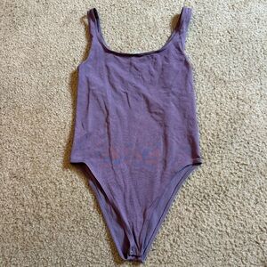 Wolford Jamaika String Bodysuit Mauve Size Medium